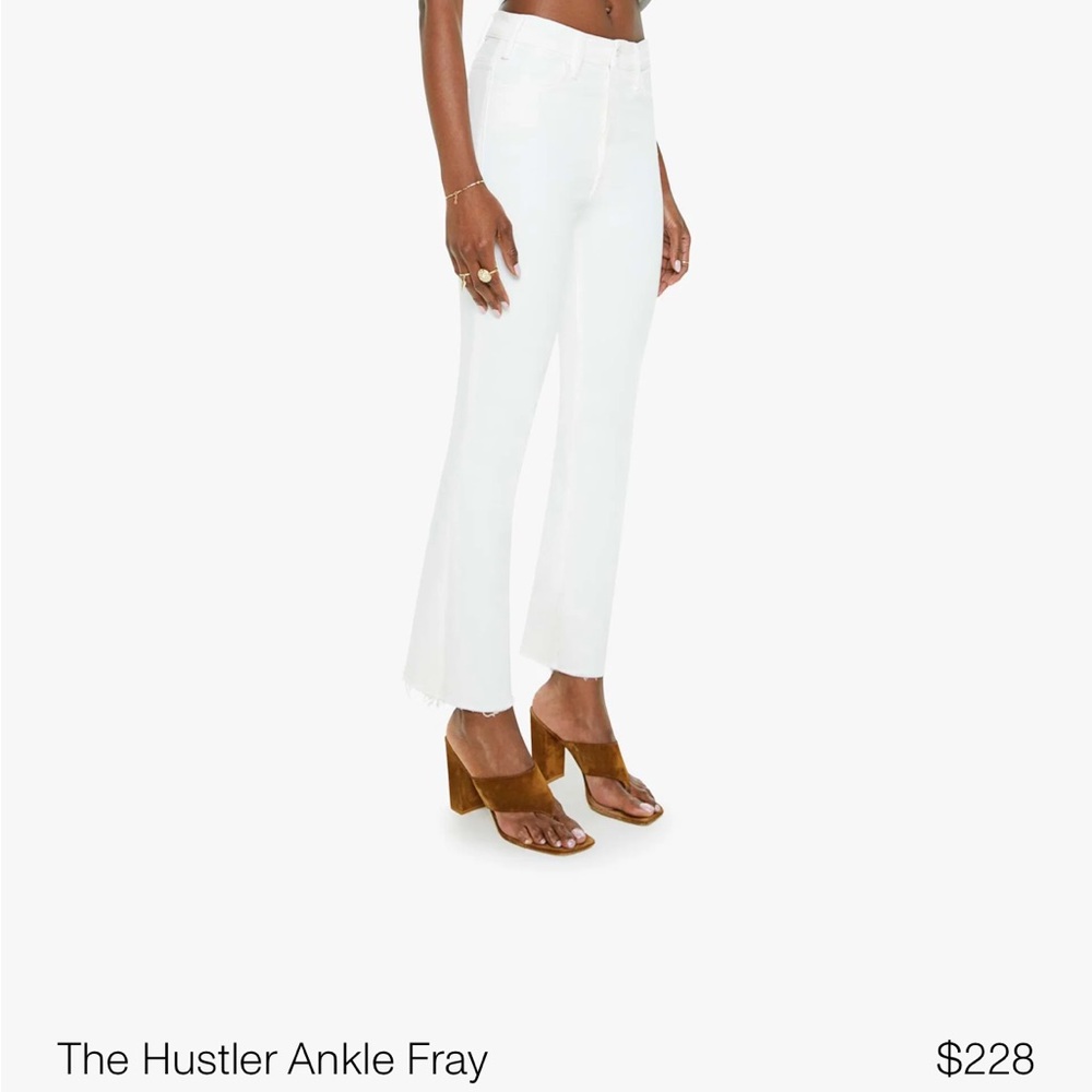 Mother The Hustler Ankle Fray Women Jeans